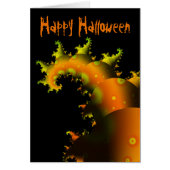 Tentacle Fraktal Halloween Card (Vorne)