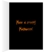 Tentacle Fraktal Halloween Card (Innen (Rechts))