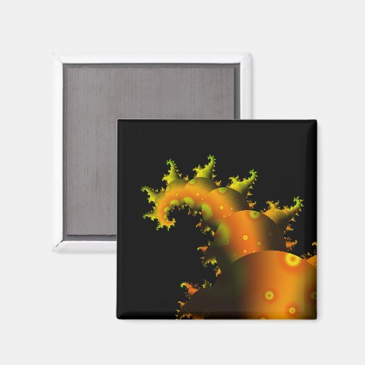 Tentacle Fraktal Magnet (Vorderseite/Rückseite)