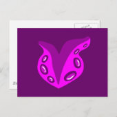 Tentacle Heart Postkarte (Vorne/Hinten)