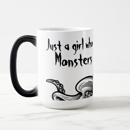 Tentacle Monster Book Tok Anpassen von Text oder N Verwandlungstasse (Links)