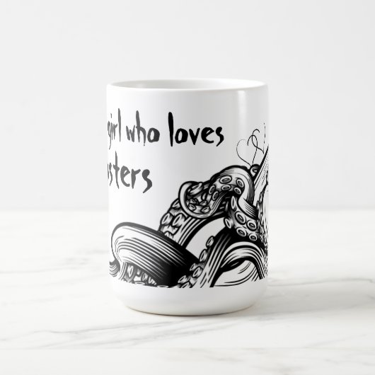 Tentacle Monster Book Tok Anpassen von Text oder N Verwandlungstasse (Zentrum)