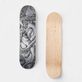 Tentacle Octopus Monster Skateboard (Vorderseite)