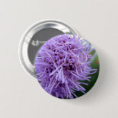 Tentacle Spider Violet Blume Button (Vorne & Hinten)
