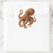 Tentacle Tango Runder Aufkleber (Tasche)