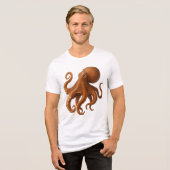 Tentacle Tango Tri-Blend Shirt (Vorderseite voll)
