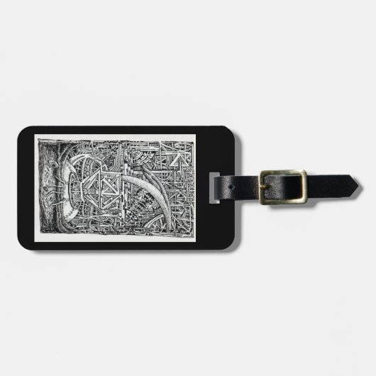 Tentacle Tank von Brian Benson Gepäckanhänger (Vorderseite horizontal)