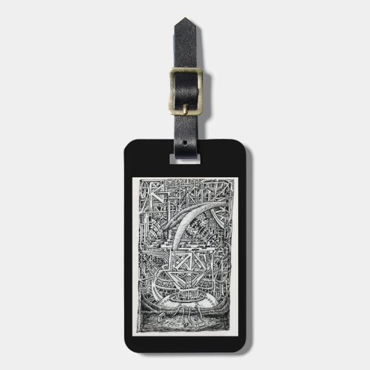 Tentacle Tank von Brian Benson Gepäckanhänger (Vorderseite vertikal)