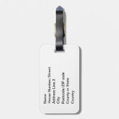 Tentacle Tank von Brian Benson Gepäckanhänger (Rückseite vertikal)