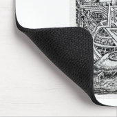 Tentacle Tank von Brian Benson Mousepad (Ecke)