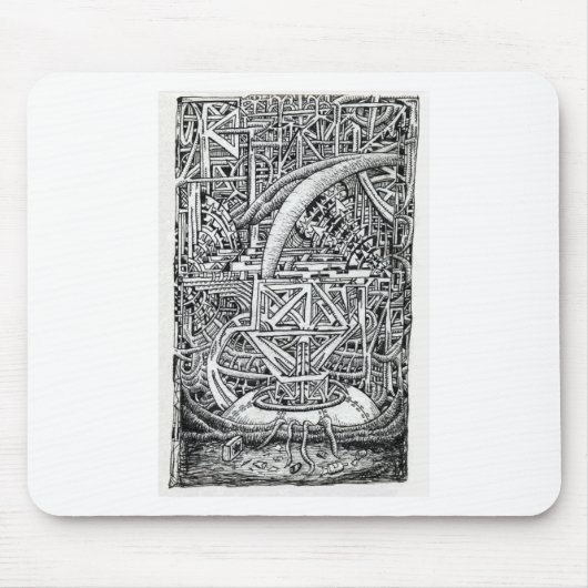 Tentacle Tank von Brian Benson Mousepad (Vorne)