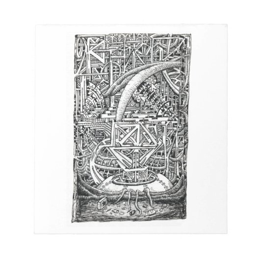 Tentacle Tank von Brian Benson Notizblock (Vorderseite)