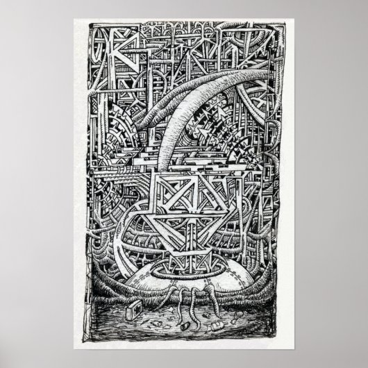 Tentacle Tank von Brian Benson Poster (Vorne)