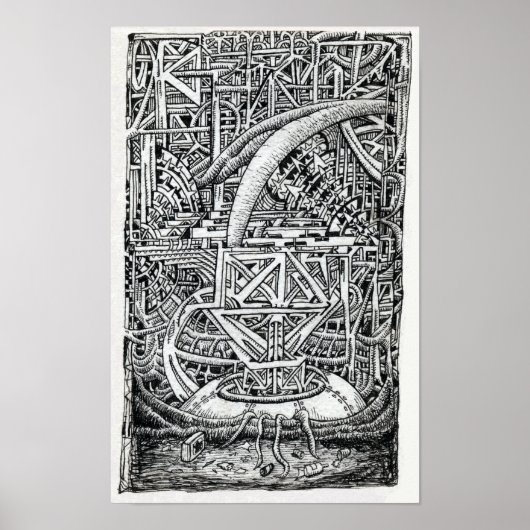 Tentacle Tank von Brian Benson Poster (Vorne)
