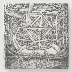 Tentacle Tank von Brian Benson Stone Untersetzer