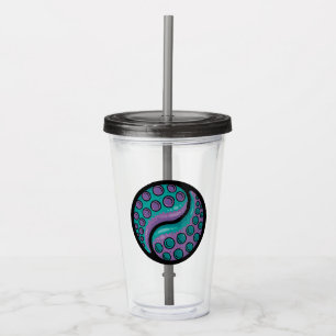 Tentacle Yin Yang Acryltrinkbecher