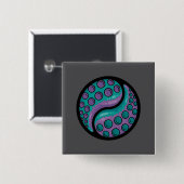 Tentacle Yin Yang Button (Vorne & Hinten)