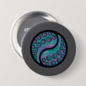 Tentacle Yin Yang Button (Vorne & Hinten)