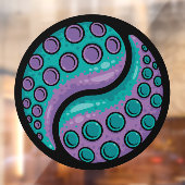 Tentacle Yin Yang Fensteraufkleber (Blatt 2)