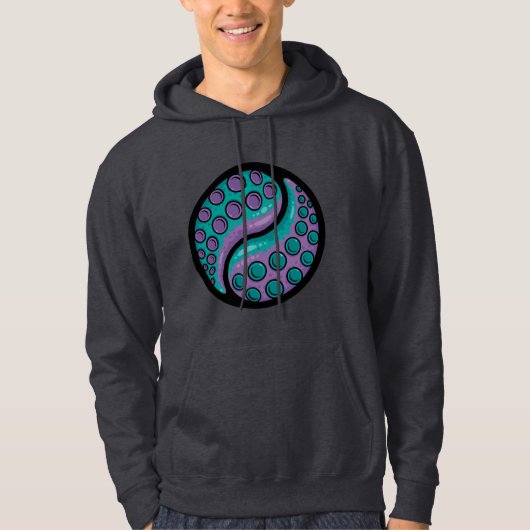 Tentacle Yin Yang Hoodie (Vorderseite)