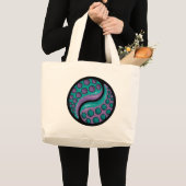 Tentacle Yin Yang Jumbo Stoffbeutel (Vorderseite (Produkt))