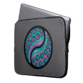Tentacle Yin Yang Laptopschutzhülle (Vorderseite Links)