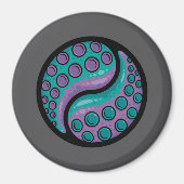 Tentacle Yin Yang Magnet (Vorne)