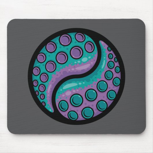 Tentacle Yin Yang Mousepad (Vorne)