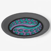 Tentacle Yin Yang Pappteller (Schrägansicht)