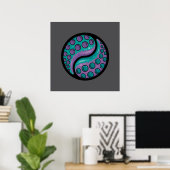 Tentacle Yin Yang Poster (Heimbüro)