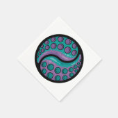 Tentacle Yin Yang Serviette (Ecke)