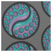 Tentacle Yin Yang Stoff (Nahaufnahme)