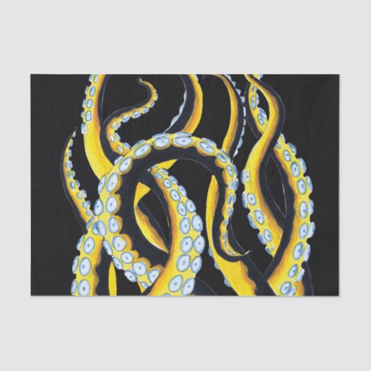 Tentacles Dark Ink Seidenpapier (Vorderseite)