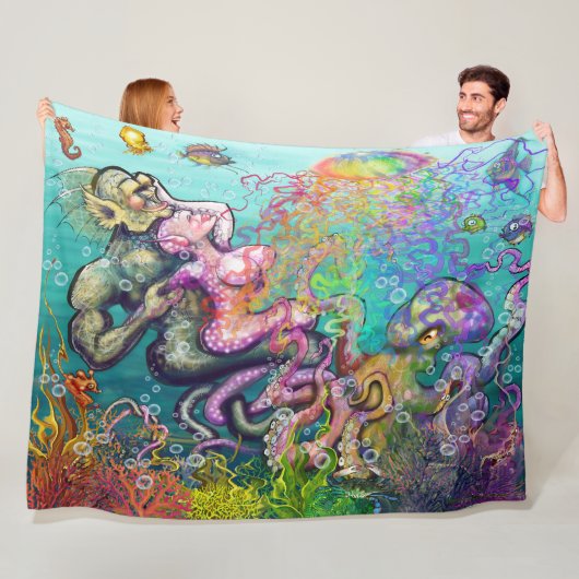 Tentacles Fleecedecke (Beispiel)