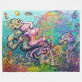 Tentacles Fleecedecke (Vorderseite (Horizontal))