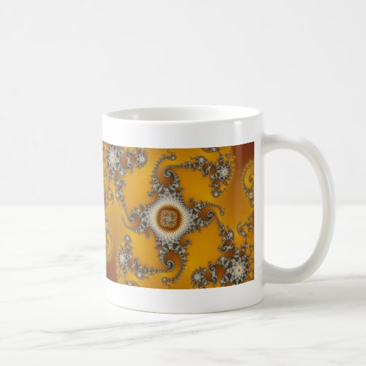 Tentacles Fraktal Kaffeetasse (Rechts)