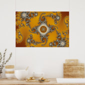 Tentacles Fraktal Poster (Küche)