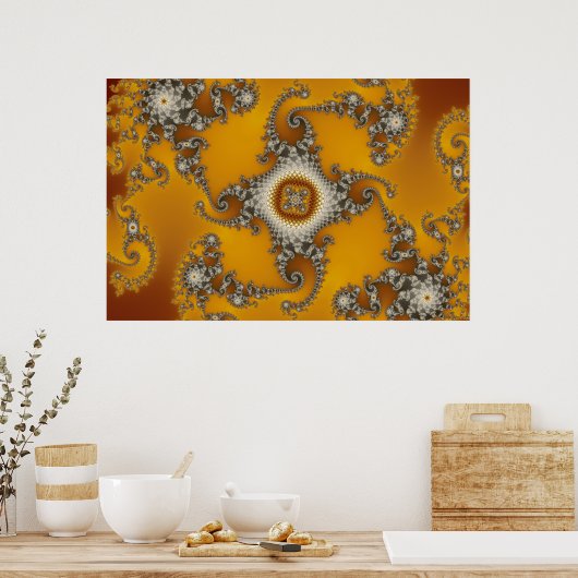 Tentacles Fraktal Poster (Küche)