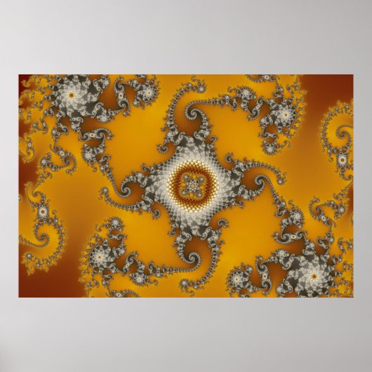 Tentacles Fraktal Poster (Vorne)