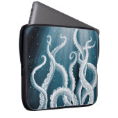 Tentacles Galaxy Blue Moon Rays Laptopschutzhülle (Vorne Rechts)