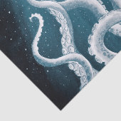 Tentacles Galaxy Blue Moon Rays Seidenpapier (Ausschnitt)