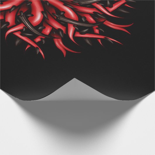 Tentacles Gothic Creepy Horror Geschenkpapier (Ecke)