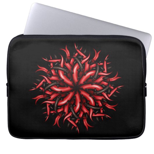 Tentacles Gothic Creepy Horror Laptopschutzhülle (Vorderseite)