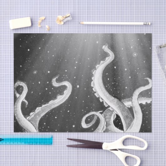 Tentacles Moon Rays Seidenpapier (Handwerk)