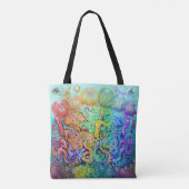 Tentacles Tote Bag Tasche (Rückseite)