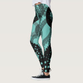 Tentacles verblasste Leggings (Links)