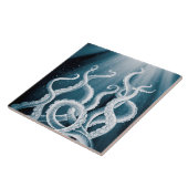 Tentacs Galaxy Blue Moon Rays Fliese (Seite)