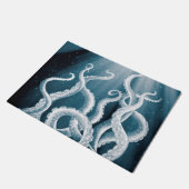 Tentacs Galaxy Blue Moon Rays Fußmatte (Schrägansicht)