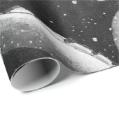 Tentacs Mondfelsen Geschenkpapier (Rolleneckpunkt)