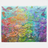 Tentakel Fleecedecke (Vorderseite (Horizontal))